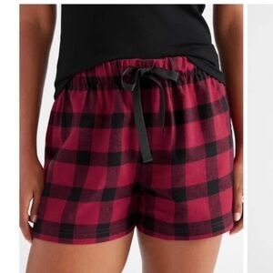 Knix Plaid Flannel PJ Shorts